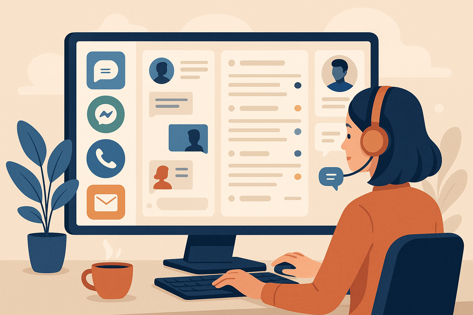 Hệ thống AI agent hoạt động trên nhiều nền tảng hỗ trợ khách hàng
